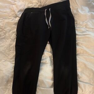 Figs large black joggers